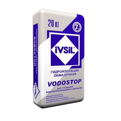 Смесь гидроизоляционная IVSIL VODOSTOP Смесь гидроизоляционная IVSIL VODOSTOP
