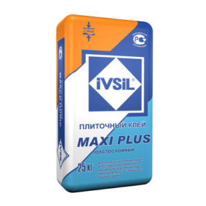 Клей плиточный IVSIL MAXI PLUS