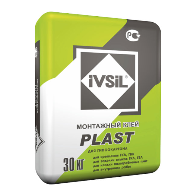 Клей монтажный IVSIL PLAST 30кг Клей монтажный IVSIL PLAST 30кг