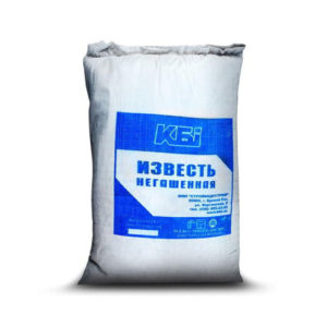 Известь строительная негашеная