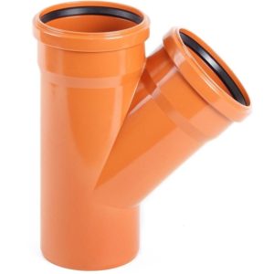 Тройник D 110*110*45 PVC (нар.)