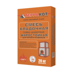 Смесь кладочная Терракот жаростойкая 20кг