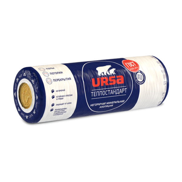 Маты теплоизоляционные URSA ТеплоСТАНДАРТ Маты теплоизоляционные URSA ТеплоСТАНДАРТ