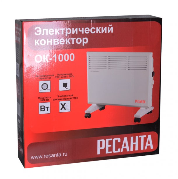 Электрический конвектор ОК-1000 упаковка Электрический конвектор ОК-1000 упаковка